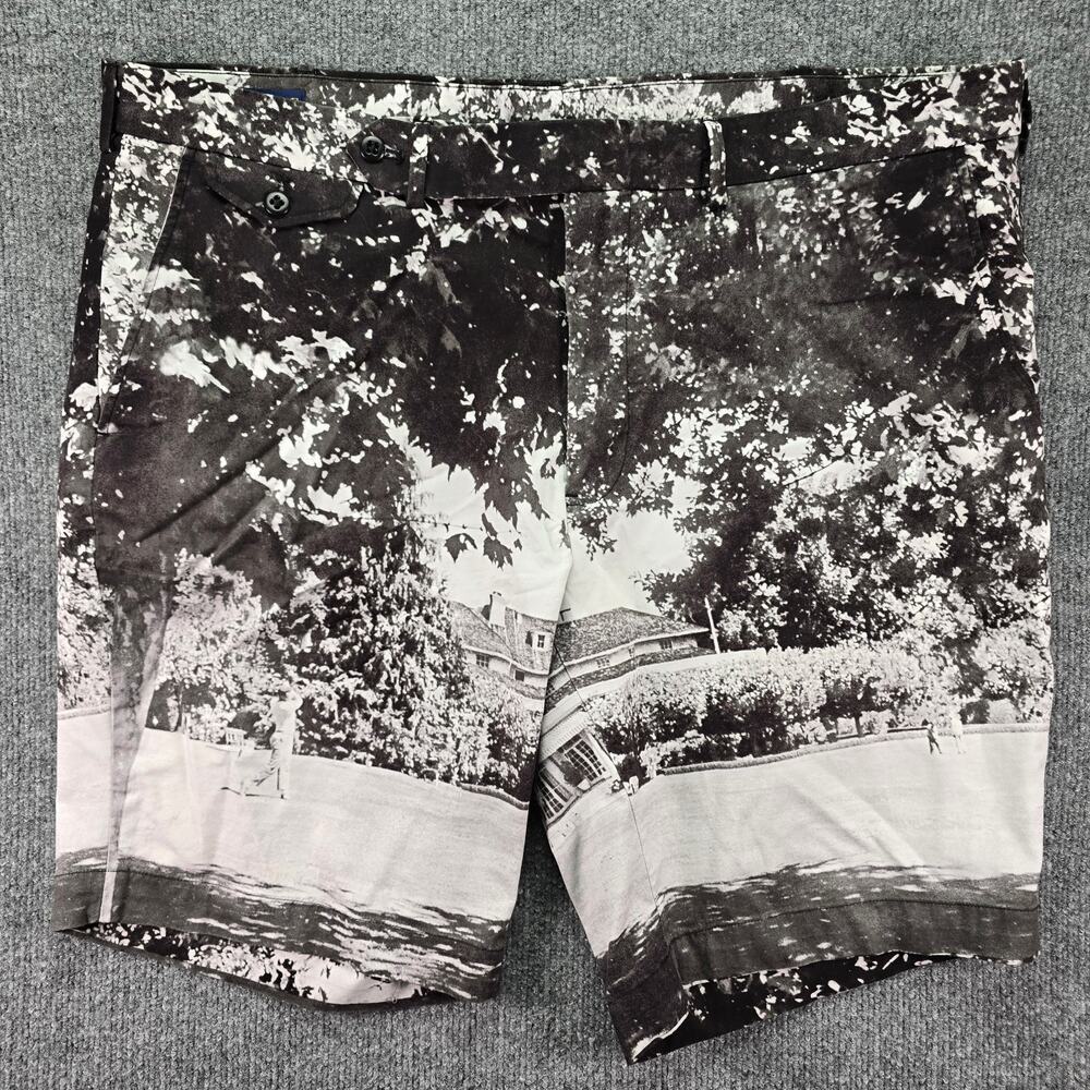 Polo Ralph Lauren Golf Short Mens 38 (39x9) Black White Links Fit Scenic Stretch